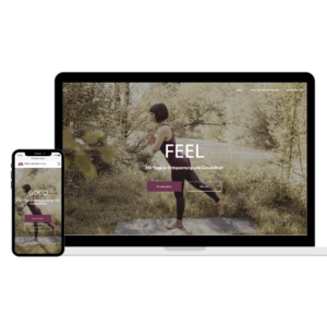 Website Mock Up Feelgood Yoga