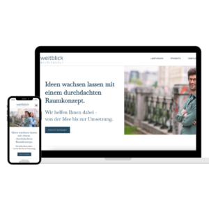 Mock Up Weitblick Website